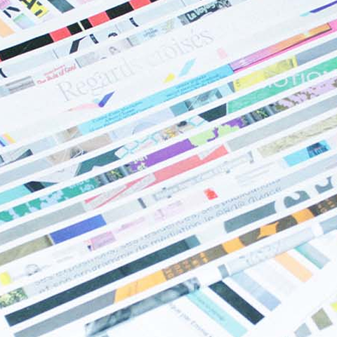 Regards croisés – projet graphique, Emma Kildea graphiste